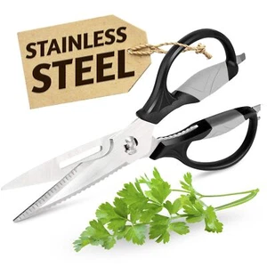 Kitchen Scissors for Food - Kitchen Scissors All Purpose Heavy Duty Kitchen S... - Picture 1 of 9