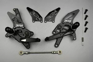 2019-2022 yamaha yzf r3 yzf-r3 rh12 Black Adjustable Back Pedane Holder - Picture 1 of 6