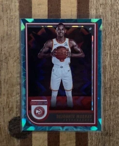 2022 NBA Hoops Green Lazer DEJOUNTE MURRAY #150 - Hawks - Picture 1 of 2