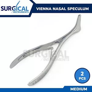2 espéculo nasal de Viena otorrinolaringología quirúrgica médica mediana acero inoxidable grado alemán - Imagen 1 de 9