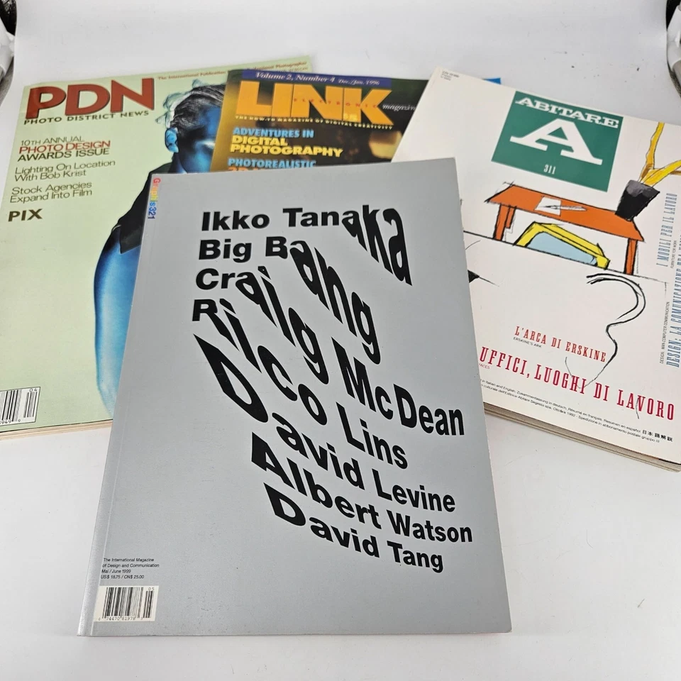 Art Design Magazine Link International Abitare PDN Photo District News Lot 4 - Image 1 of 4