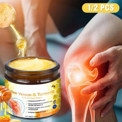 MARKENLOS 60G Bienengift-Creme-Salbe Gelenk- und Knochensalbe für Balsam-Knieschmerz-Creme