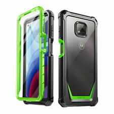 for Motorola Moto G Play 2021 Case Shockproof Cover With Screen Protector Green