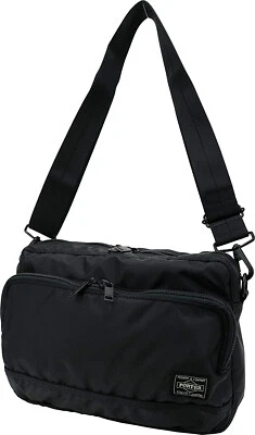 Bolso Yoshida BOLSO DE HOMBRO PORTER FLASH NEGRO 689-05949 HECHO EN JAPÓN Foto 1 de 4