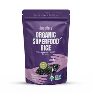 - Organic Superfood Rice, Soft & Aromatic Whole Grain Purple Rice, High in Antio - Picture 1 of 12