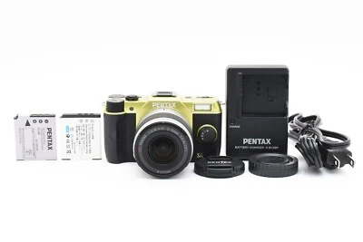 PENTAX Q7 12.4 MP Digital Camera Rare Color Lime and Black w/5-15mm 02 Lens Kit - Image 1 of 4