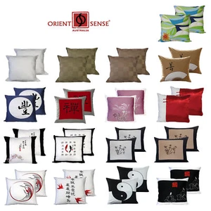 Par de fundas de almohada europeas de algodón puro colección de Orient Sense - Imagen 1 de 6