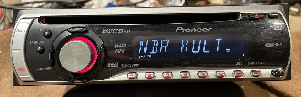 Pioneer DEH-2900MP Autoradio RDS CD MP3 WMA 50WX4 Geprüft Funktionsfähig - Bild 1 von 4