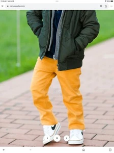 Hoonana - Stretch Twill Pants in Yellow Size 18 Months Pre Love Condition  - Picture 1 of 4