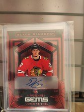 2022-23 Upper Deck Black Diamond Rookie Gems /10 Lukas Reichel Autograph SSP...