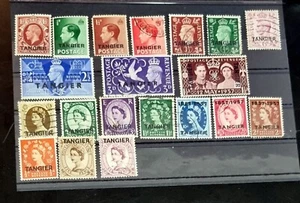 Tanger Vintage Briefmarken aus British French Spanish Issue - Bild 1 von 5