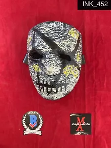 ICE NINE KILLS BAND SIGNED THE SILENCE MASK! SPENCER CHARNAS! BECKETT! RARE! - Picture 1 of 14