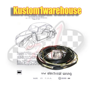 1971 VW Volkswagen Type1 Bug Complete Wiring works Harness wire kit Made in USA - Picture 1 of 3