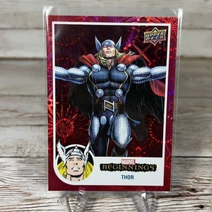 2022 Upper Deck Marvel Beginnings Thor Red Supernova NM #6 - Picture 1 of 2