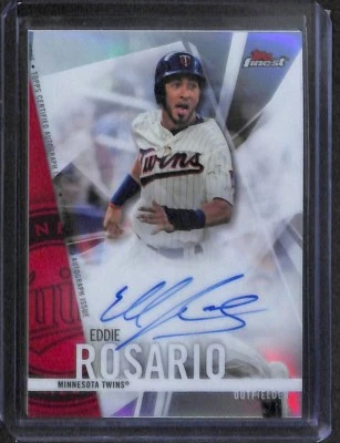 2017 Topps Finest Autograph #FA-ER Eddie Rosario - Image 1 of 2
