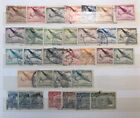 Uruguay 1947-49 32 stamps Mi#705-750 used/MH CV=19$