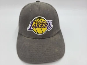 Los Angeles Lakers Fan Favorite Distressed Adjustable Hat Cap Men Women NBA Gray - Picture 1 of 20