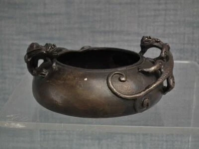 Antigua lavadora de cepillo de bronce china Ming-Dinastía Qing de los siglos XVII-XIX Foto 1 de 4