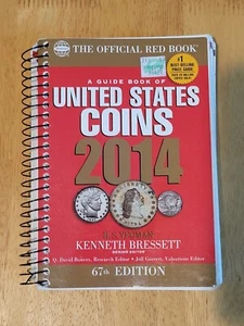 A Guide Book of United States Coins 2014 Official Red Book Spiral Bound 67th Ed - Picture 1 of 8