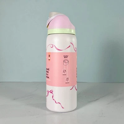 OWALA resistente 32 oz garrafa de água de aço inoxidável isolada a vácuo com alça​. - Imagem 1 de 4