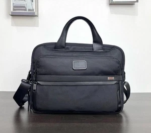 TUMI Briefcase Alpha 3 Black New Tag Japan - Picture 1 of 6