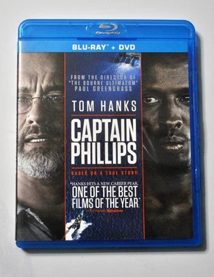 Captain Phillips (Blu-ray & DVD, 2013) DISCS ARE LIKE NEW - Image 1 of 4