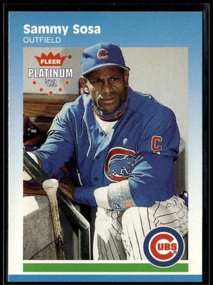 Sammy Sosa 2002 Fleer Platinum #34 Chicago Cubs - Image 1 of 2