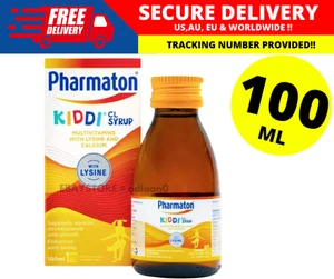 Pharmaton Kiddi CL Sciroppo 100ml Multivitaminico con Lisina e Calcio - Foto 1 di 7