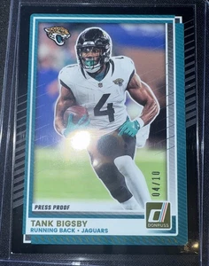 2025 Panini Donruss Press Proof Black Tank Bigsby #290 04/10 - Picture 1 of 3