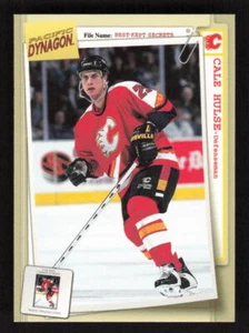 1997 Pacific Dynagon Best Kept Secrets #12 Cale Hulse  Calgary Flames - Picture 1 of 2