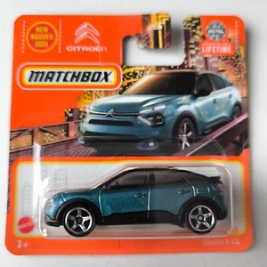 MATCHBOX short card MBX CITROEN E-C4 BLUE 84/100 - Picture 1 of 1