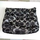 Coach Black And Gray Tote Bag  F18003 **missing Strap**