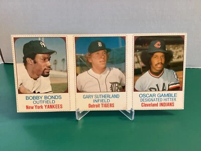 1975 Hostess Hand Cut Panel #145 B Bonds #146 G Sutherland #147 O Gamble - Image 1 of 4