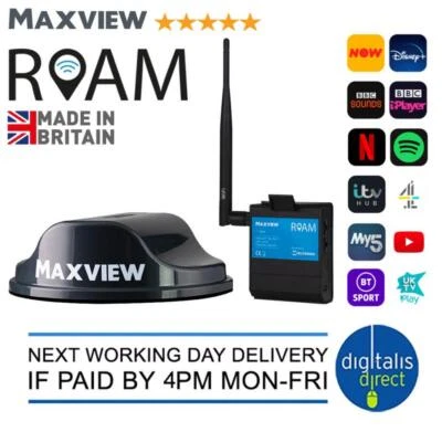 Maxview Roam Mobile 3G / 4G Wi-Fi System Internet Caravan Motorhome TV Grey - Image 1 of 4