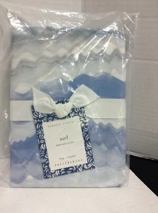 New Pottery Barn Rebecca Atwood Surf Organic Bed pillow Cover Sham KING Blue - Picture 1 of 4