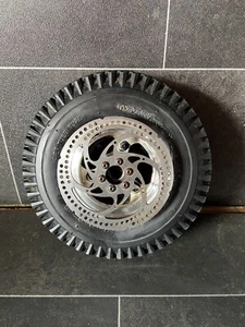 Quingo Flyte Mobility Scooter Front Wheel With Disc 3.00-4 - Picture 1 of 6