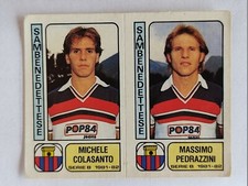 1981/82 SAMBENEDETTESE COLASANTO FOOTBALLER FIGURE n 483 OTT WITH VELINA