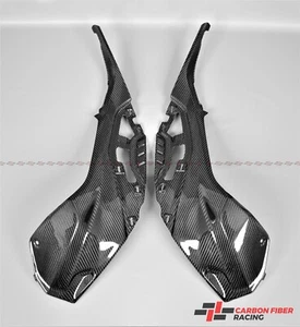 Carbon Fiber Tank Underseat Side Panels for BMW M1000R, M1000RR, S1000R, S1000RR - Picture 1 of 3