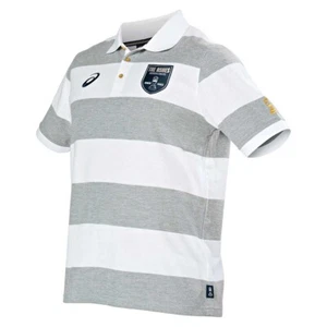 Camisa polo a rayas de cenizas Cricket Australia para hombre, S - 5XL (limpieza de existencias) - Imagen 1 de 2