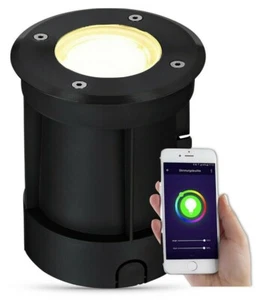 LED Bodeneinbaustrahler Außen 230V WLAN WiFi Bodenleuchte Bodenstrahler IP67 - Bild 1 von 7