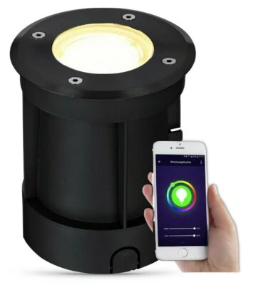 LED Bodeneinbaustrahler Außen 230V WLAN WiFi Bodenleuchte Bodenstrahler IP67 - Bild 1 von 4