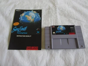 Simearth: the Living Planet (SNES) Super Nintendo Cartridge + Manual 1993 RARE - Picture 1 of 6