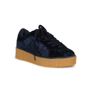 Women Round Toe Lace Up Flatform Creeper Sneaker 19632 - Picture 1 of 12