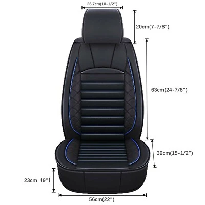 For Chevrolet Chevy Silverado 1500 Pickup Car Seat Cover Front Leather 2 Seater Foto 1 de 4