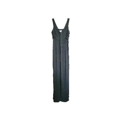 A Pea In A Pod Small Maxi Black Long Dress Sleeveless Stretch  - Image 1 of 4