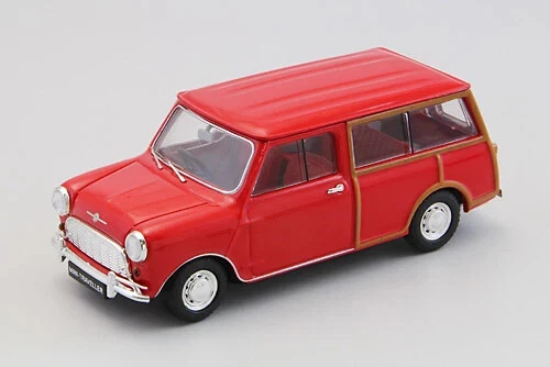 Mini Morris Traveller 1961, Ebbro 1/43 Color Rojo - Imagen 1 de 3