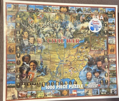 NEW SEALED White Mountain Puzzle The Civil War 1,000 Pieces 2011. EB7 - Image 1 of 4