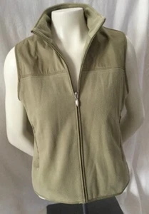 Nike Damen Golf Frontreißverschluss khaki/grünlich Fleece Weste-Größe Small (4-6) Neu ohne Etikett - Bild 1 von 6