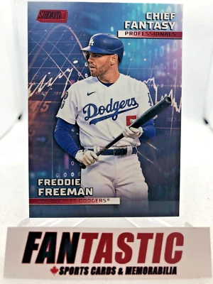 Freddie Freeman RED Parallel CFPRO-8 2023 Topps Stadium Club Chief Fantasy - Image 1 of 2
