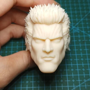 Scultura testa 1:6 Raoh scolpita per action figure maschili 12" giocattoli corpo - Foto 1 di 7